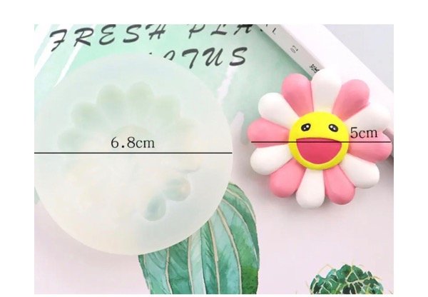Producto - MOLDE SILICONA MARGARITA SONRIENDO