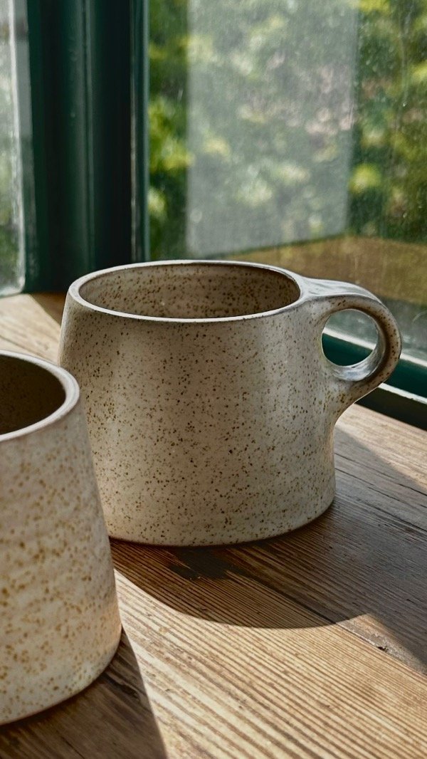 Producto - Juego de tazas SUR Bl con pintitas 2u.