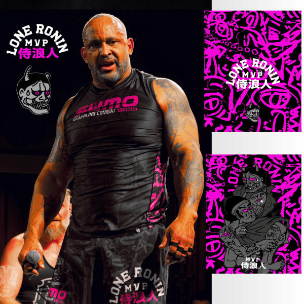 Producto - remera musculosa rashguard lycra bjj grappling lucha HALF SUMO lone ronin