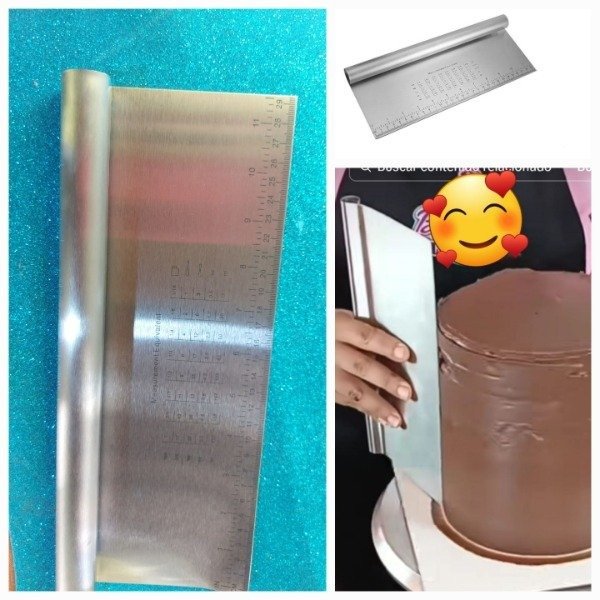 Producto - Scraper 29cm de acero inoxidable con medidas