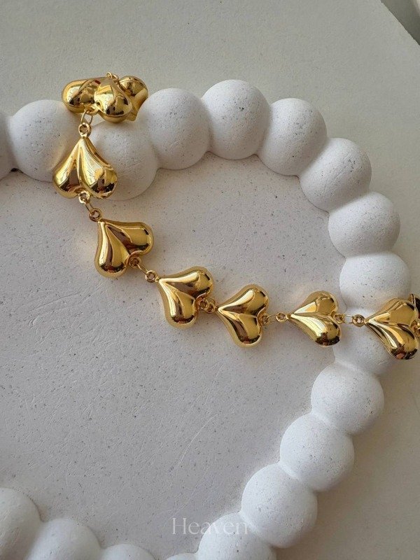 Producto - Pulsera hearth dorada