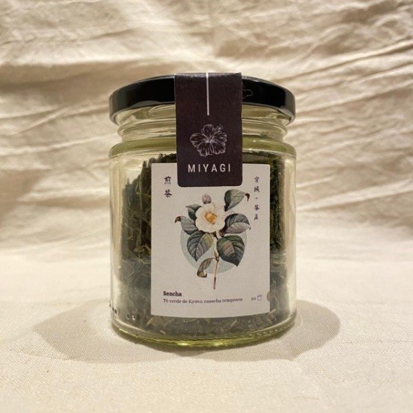 Producto - Sencha (té verde en hebras) - Frasco de 40gr