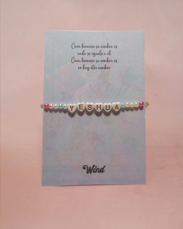 Producto - Pulsera elastizada "Hermoso Nombre"