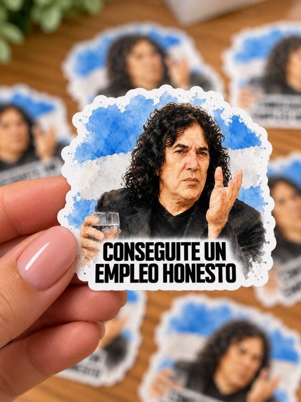 Producto - Stickers // Conseguite un empleo honestl