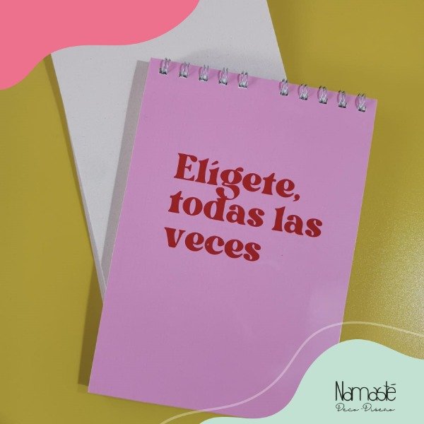 Producto - Cuaderno tapa blanda Elígete liso