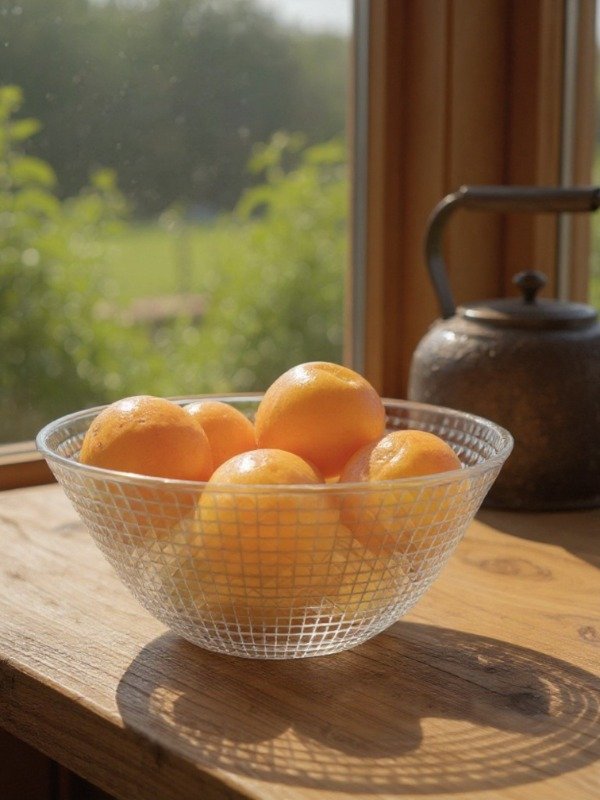 Producto - Bowl de vidrio con relieve