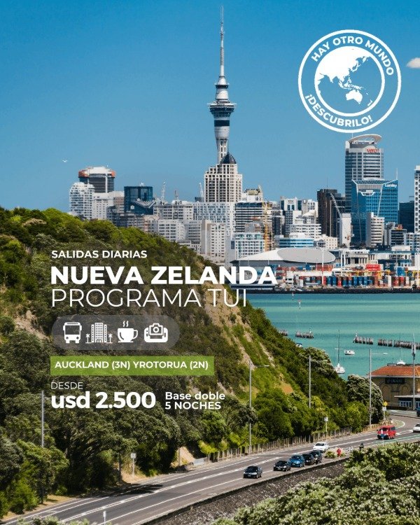 Producto - NUEVA ZELANDA PROGRAMA TUI