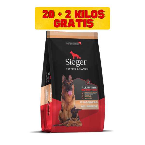 Producto - SIEGER CRIADORES All In One x 20 kg + 2 KILOS