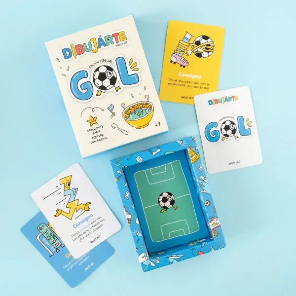 Producto - Dibujarte GOL - Juego de Cartas - Macuco Art - 0