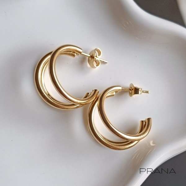 Producto - Semi Argollas Triple - 1,8cm