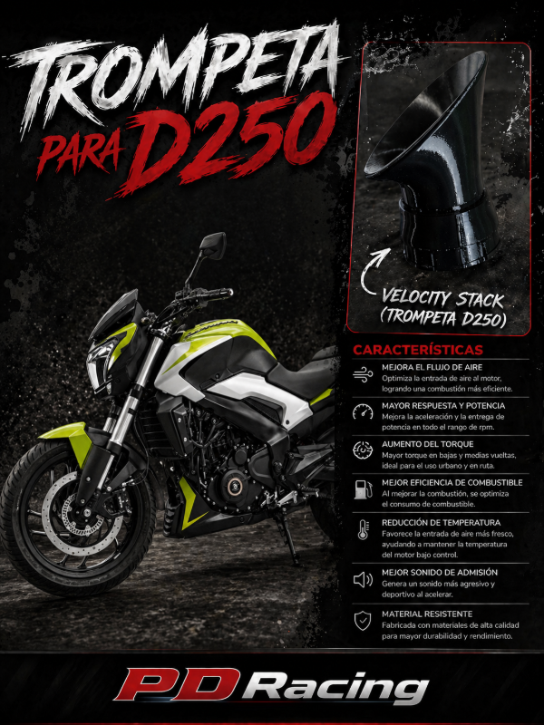 Producto - Trompeta venturi dominar 250