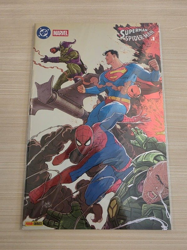 Producto - Superman Spider-Man #1 (Cover variante de Mikel Janin)