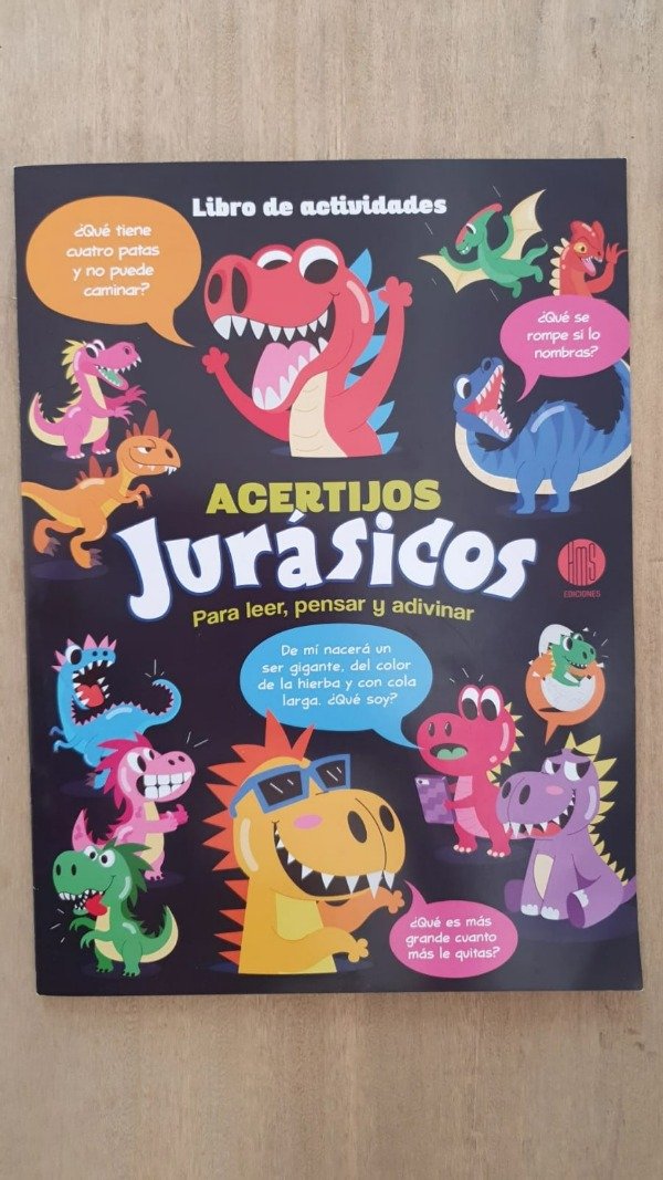 Producto - Libro de actividades acertijos jurásicos