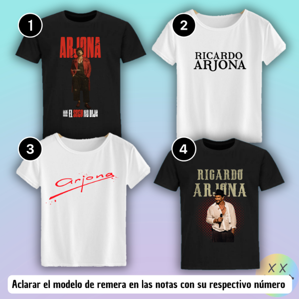 Producto - Remeras Ricardo Arjona #1