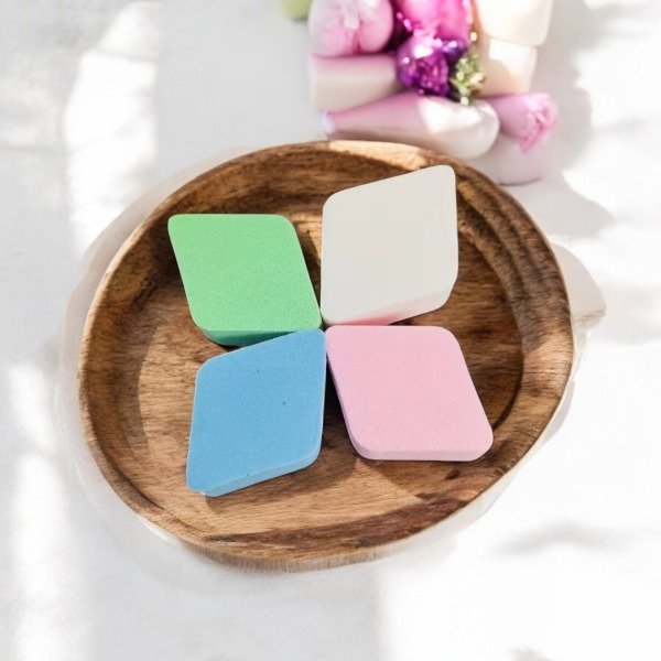 Producto - SET ESPONJAS MAQUILLAJE ROMBO x4