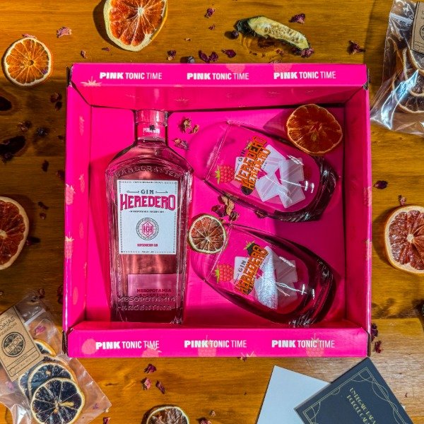 Producto - Heredero Pink + 2 Vasos