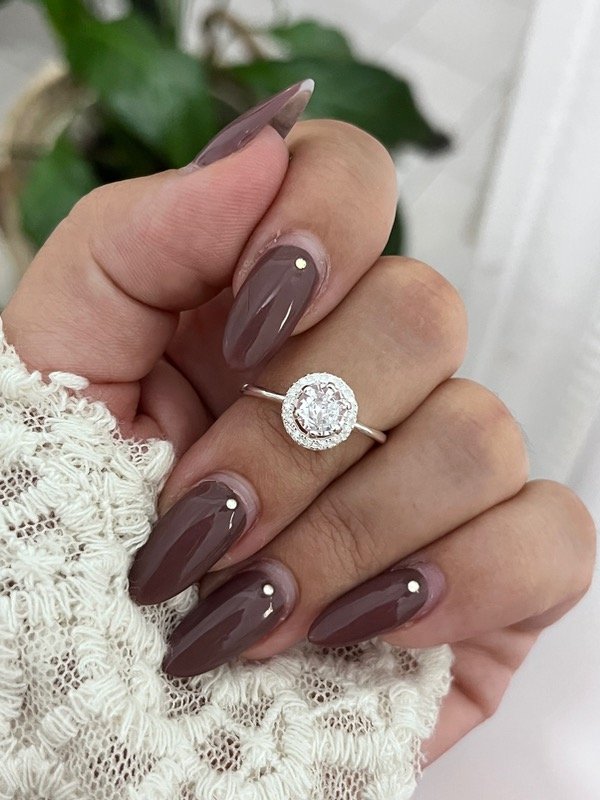 Producto - Anillo círculo con cubic nro 17