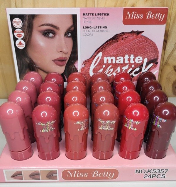 Producto - Labiales mate x6u.