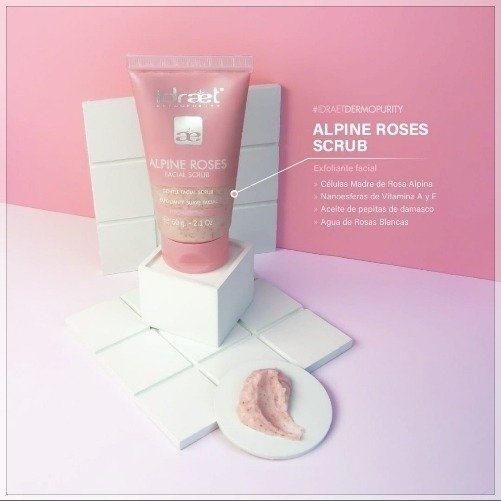 Producto - EXFOLIANTE ALPINE ROSES SCRUB FACIAL 60g IDRAET