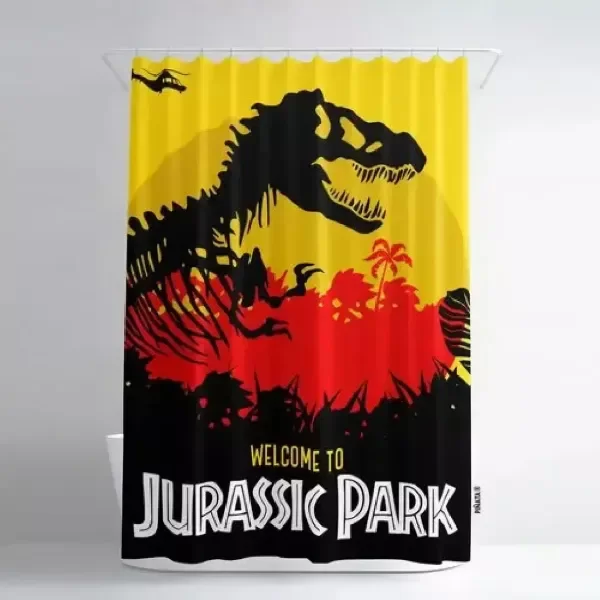 Producto - Cortina de Baño Snoopy Jurassic Oficial