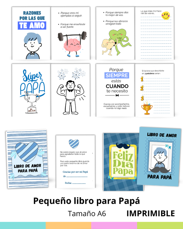 Producto - Pequeño libro para Papá ( tamaño A6)