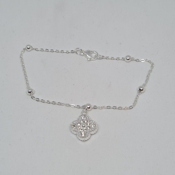 Producto - Pulsera bolitas y van cleef 19cm