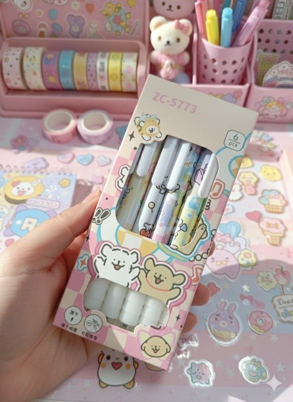 Producto - Lapicera Kawaii Animalitos Maltese