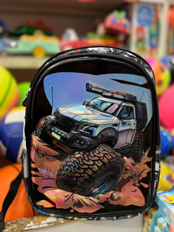 Producto - Mochila Infantil Camioneta Todo terreno 3D