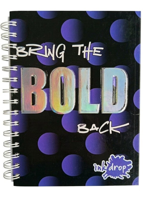 Producto - Cuaderno A5 - 100 Hojas Rayadas - Tapa Dura Espiral - BOLD