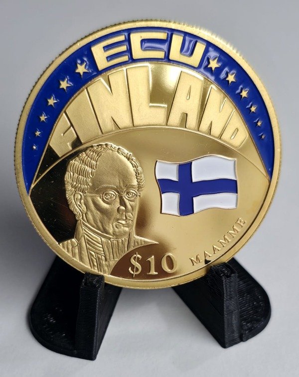 Producto - Liberia PROOF 10 Dolares 2001 (20.000) Himno de Finlandia #165835 Unc