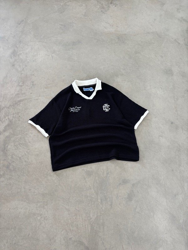Producto - Chomba Tejida Black T.XL NUEVA