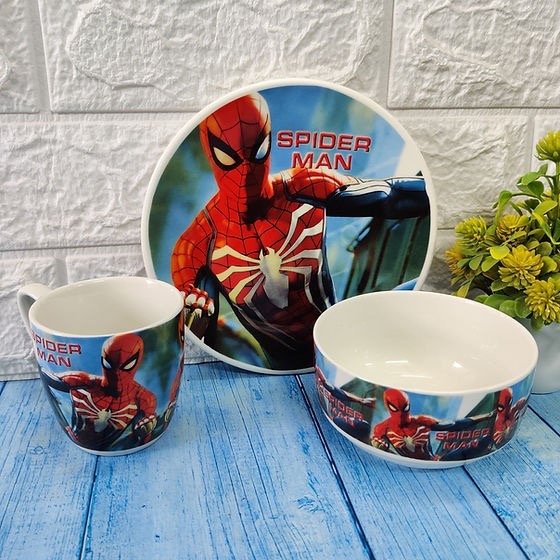 Producto - Set de cerámica hombre araña