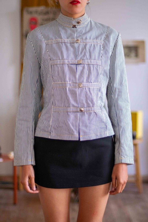 Chaqueta Napoleón Rayada Talle: 3-
