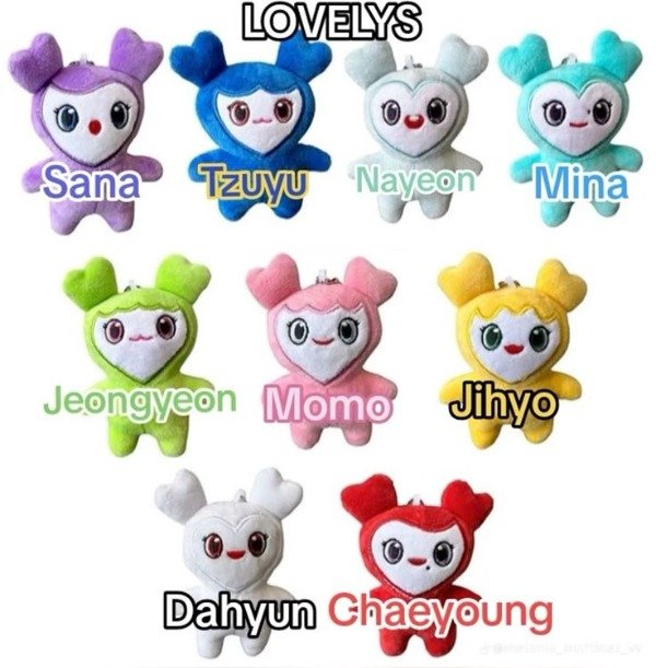 Producto - Peluche LOVELYS - TWICE, 20cm (Por unidad) - 4