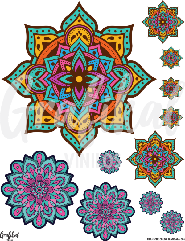 Producto - Transfer Color Mándala 006