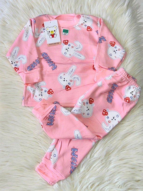 Producto - PIJAMA IMPORTADO BABY ROSA CONEJO (CAMISETA + PANTALÓN)