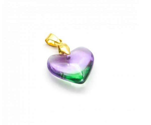 Producto - Dije CORAZÓN TORNASOL gold