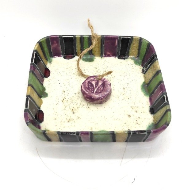 Producto - Porta servilletas rayas