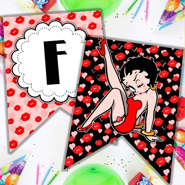 Producto - Banderín Betty Boop