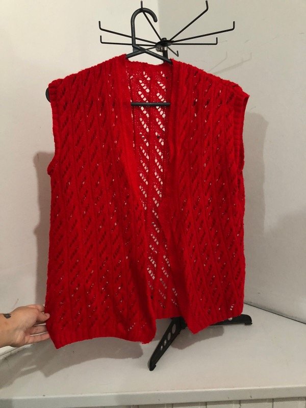 Producto - Chaleco tejido //red// talle M/L