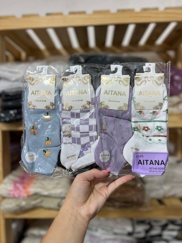 Producto - aitana, lila flores verdes X12