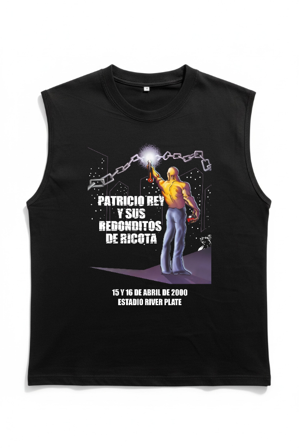 Producto - Remera Sin Mangas Negra - River 2000