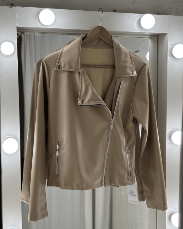 Producto - Campera engomada Beige