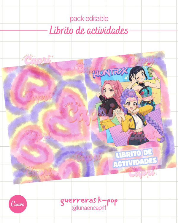 Producto - Librito de actividades GuerrerasK-pop