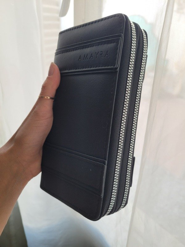 Producto - Billetera doble color negro Amayra