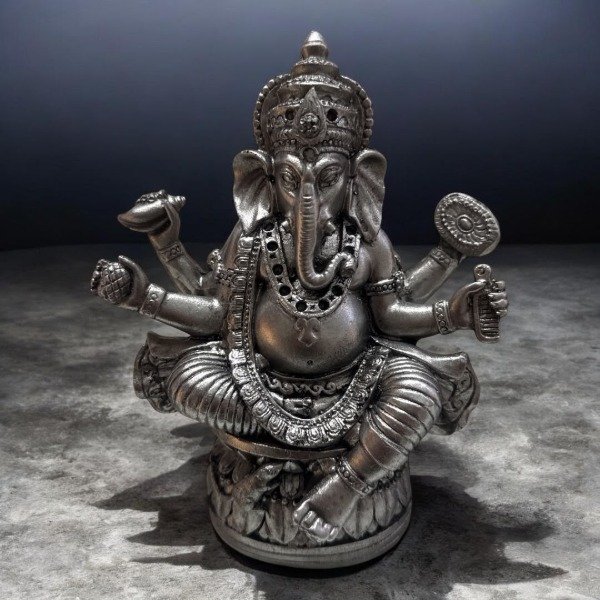 Producto - GANESHA PLATA EN BASE (COD.230)