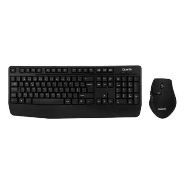Producto - Quanta Kit y Teclado QTKTM12 - 1600DPI - Portugus - Negro