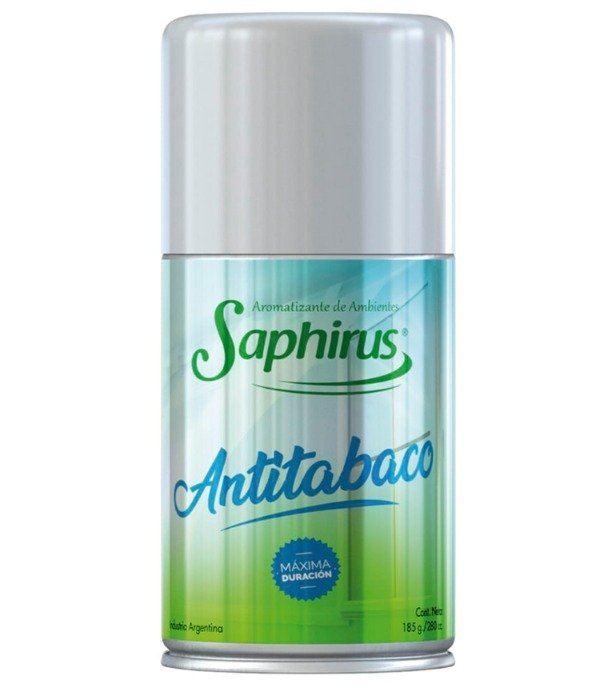 Producto - Aerosol De Ambientes Saphirus 280Cc - Antitabaco