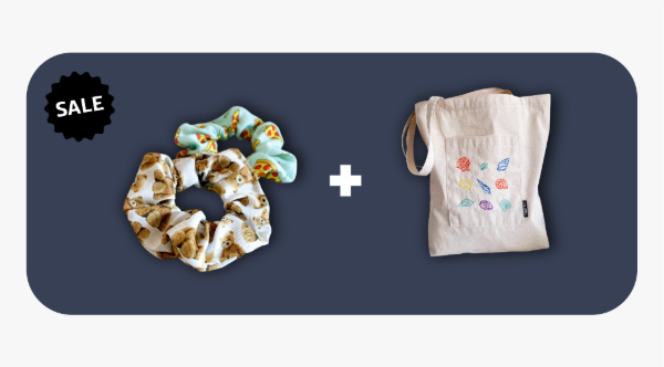 Producto - 2 Scrunchies + Tote Bag