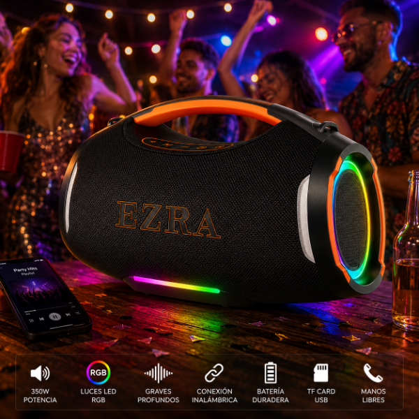 Producto - Parlante Bluetooth Luces RGB Hi-Fi 350w Heavy Bass Batería 16000mah NL111. - 1